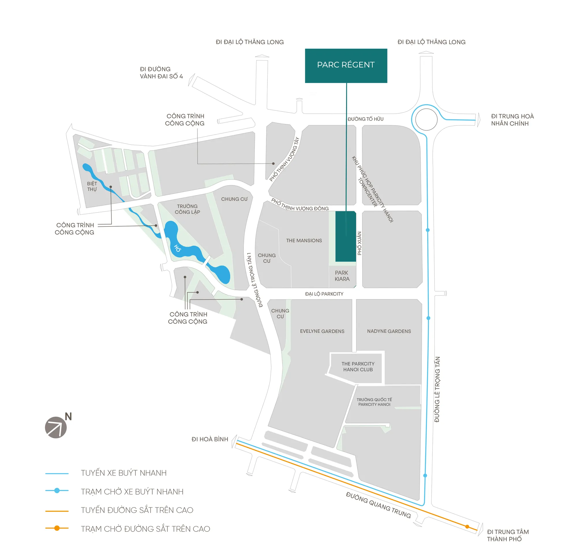 Parc Regent Hà Đông vị trí