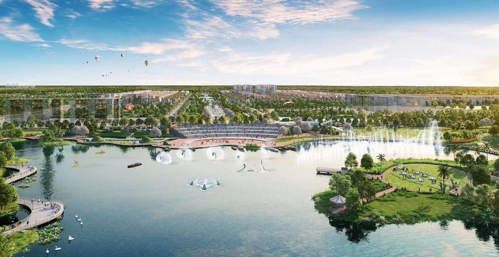 Sun Bắc Ninh hồ nước