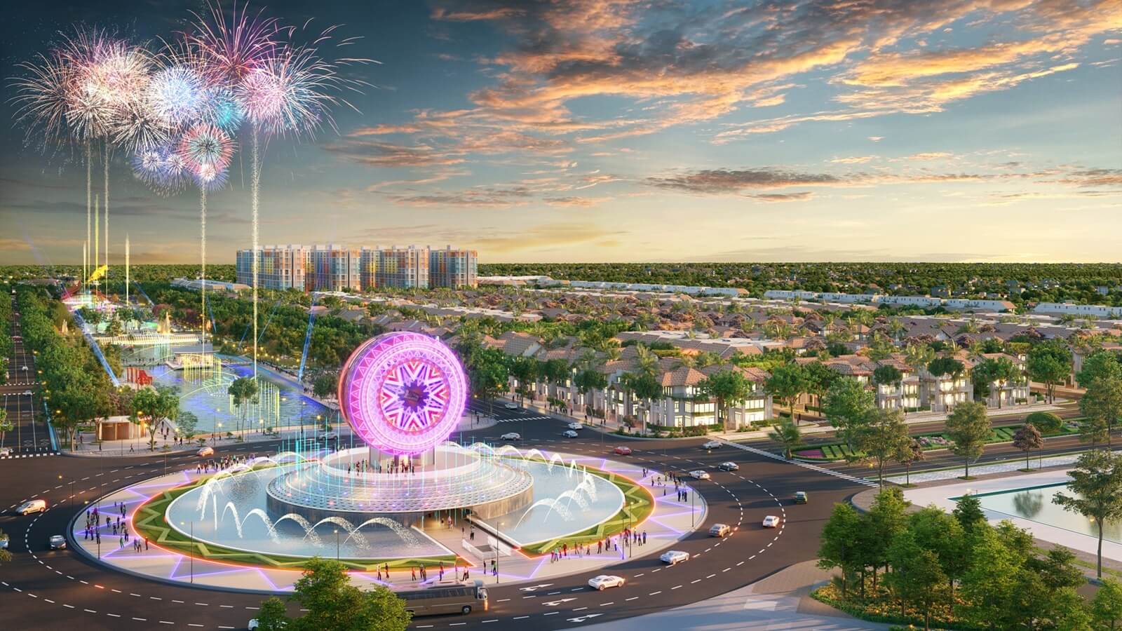 Biệt thự Sun Bắc Ninh Phối cảnh KĐT