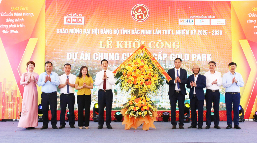Chung cư Gold Park Bắc Giang Lễ khởi công