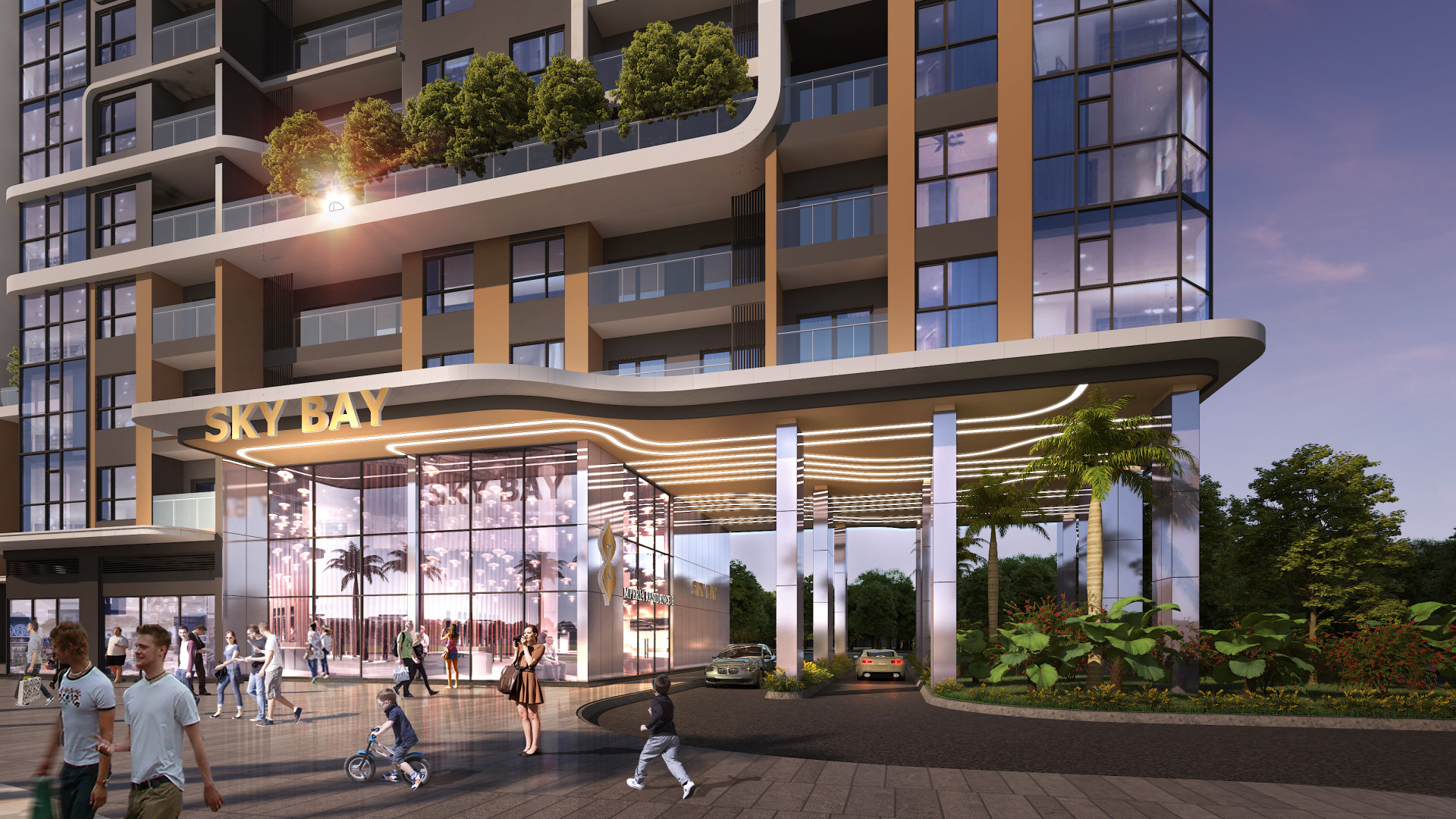 imperia sky bay Sảnh căn hộ