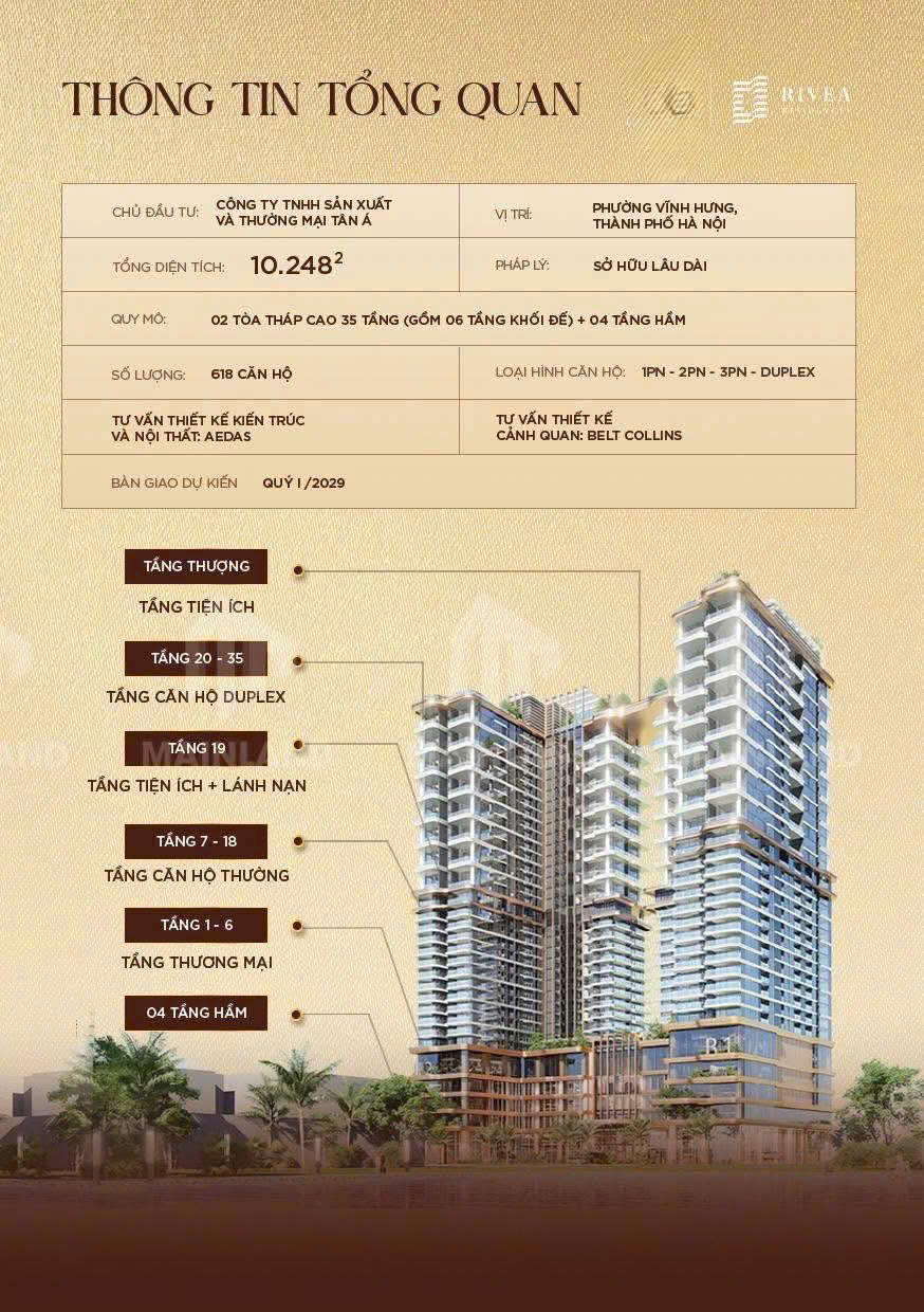 Tổng quan Rivea Residences