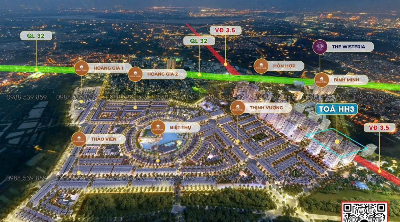 The Flame Vine chung cư HH3 Royal Park Vị trí