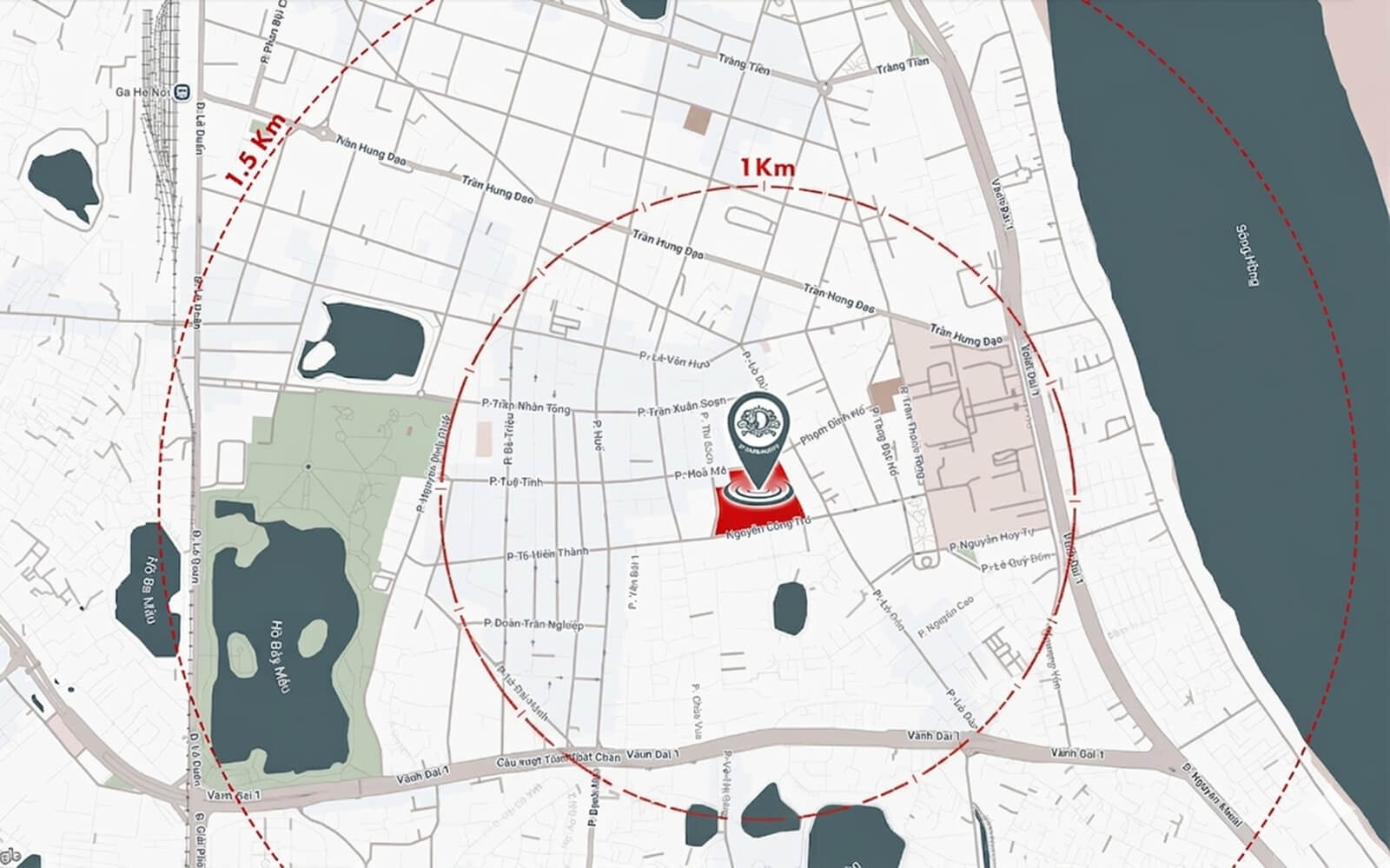 Vị trí D’.Patrimony Lò Đúc