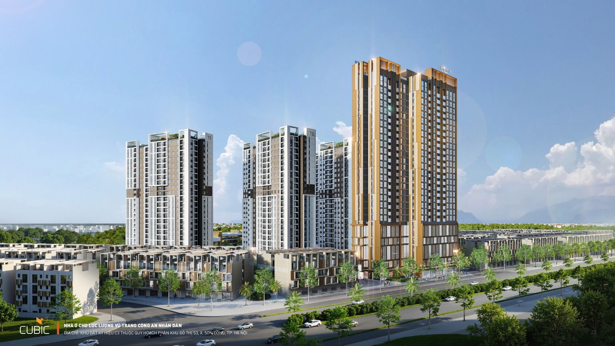 Phối cảnh metro Tower An Khánh