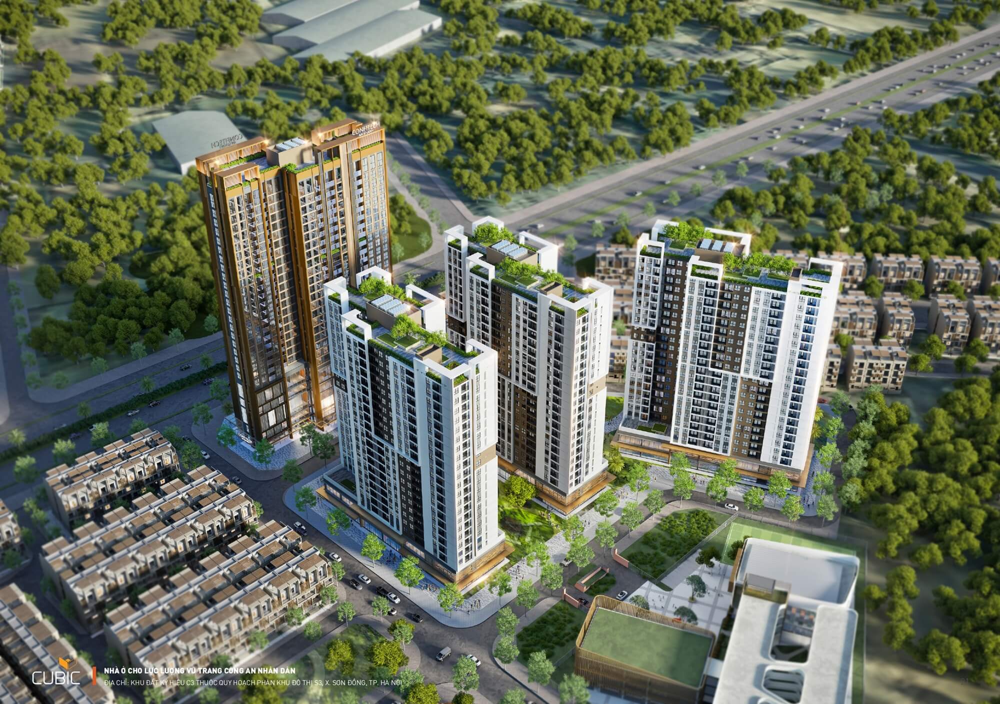 Phối cảnh metro Tower An Khánh
