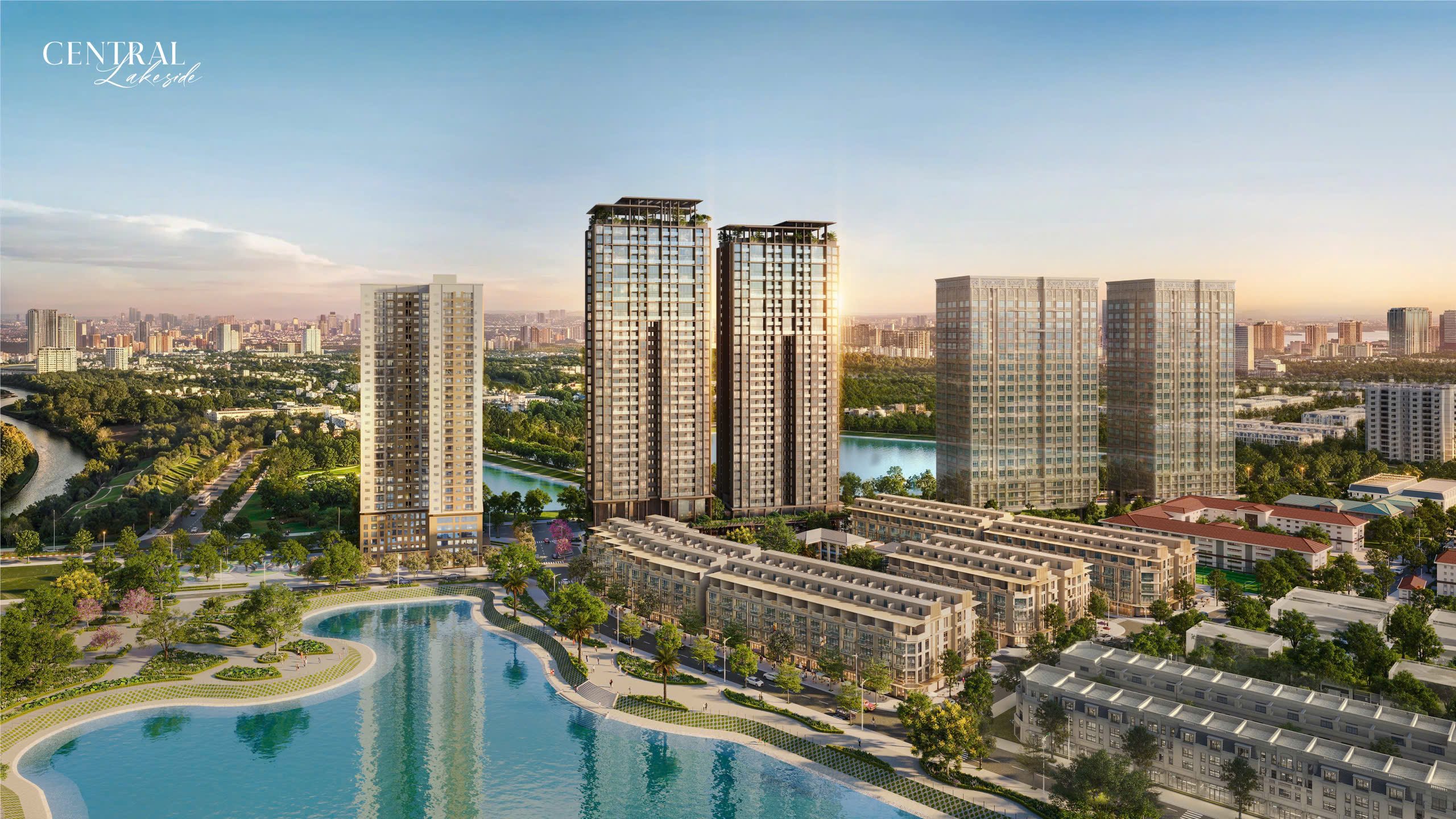 Phối cảnh Central Lakeside Trung Văn