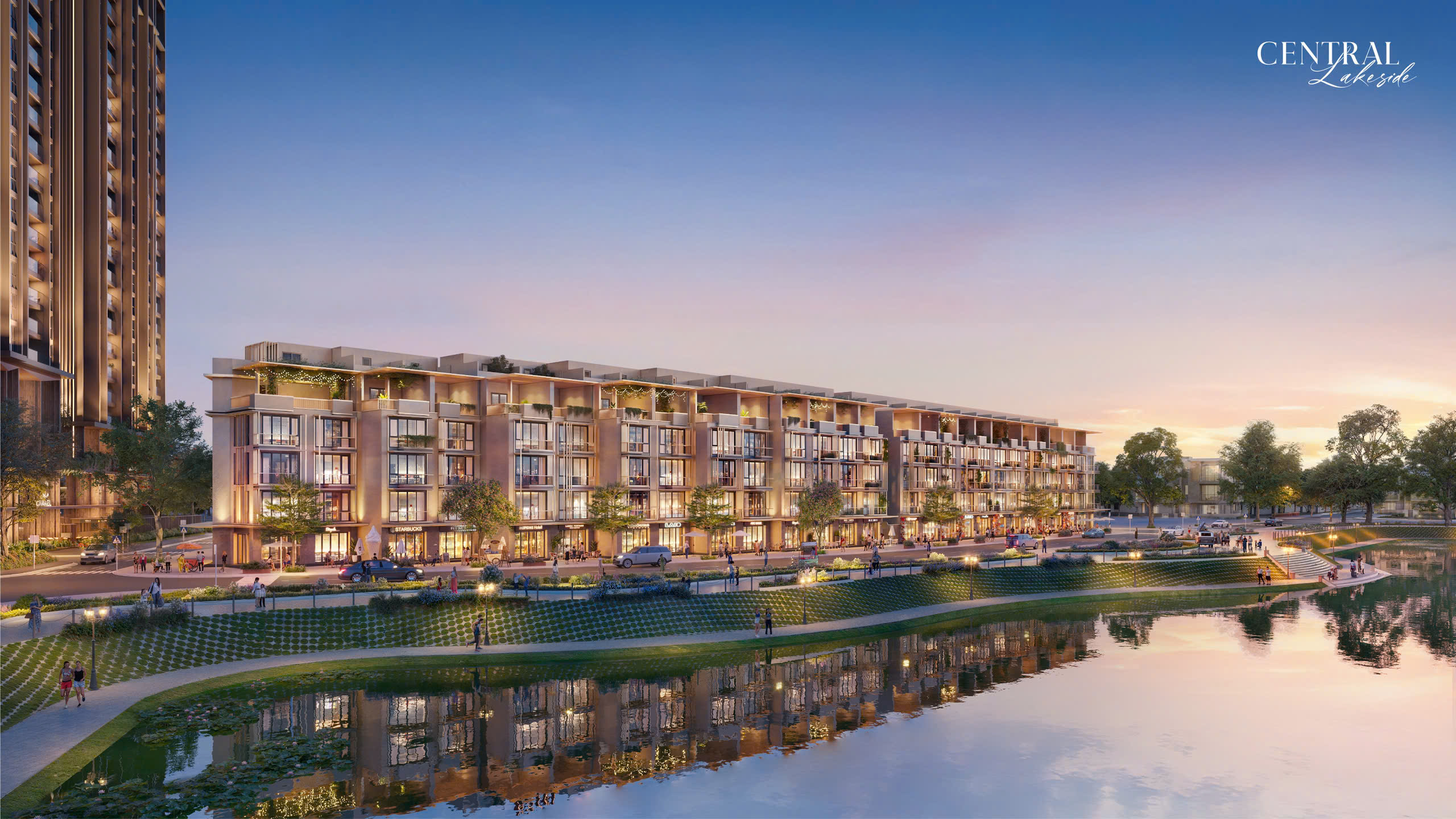 Shophouse Nhà phố Central Lakeside Trung Văn