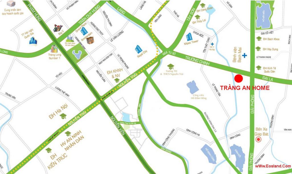 Vị trí Tràng An Home 149 Trường Chinh