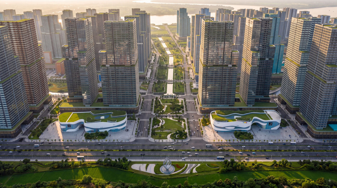 phối cảnh Khu đô thị đa mục tiêu Lĩnh Nam