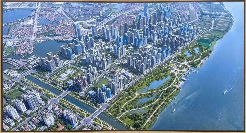 phối cảnh Khu đô thị đa mục tiêu Lĩnh Nam