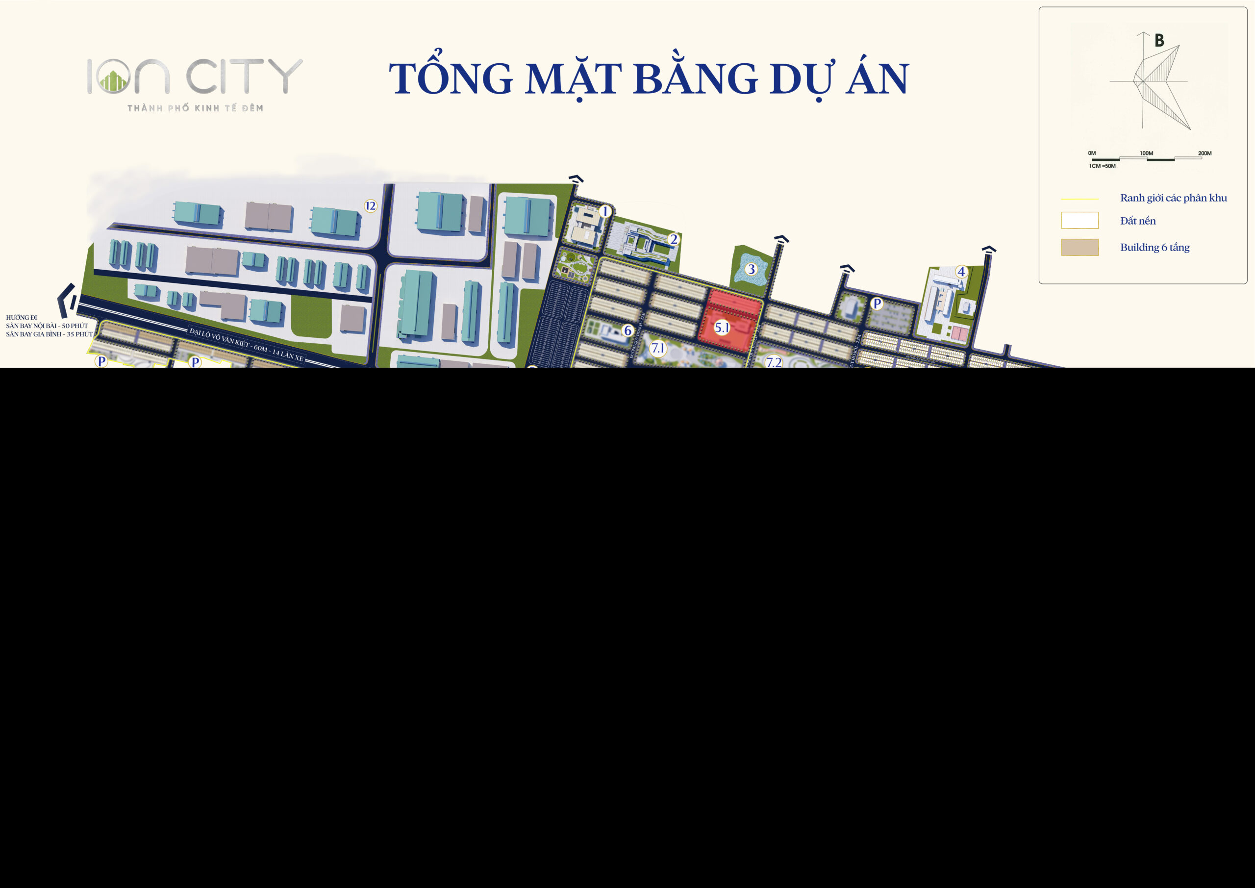 tổng mặt bằng ion city
